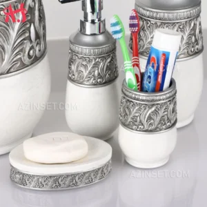 ست سرویس بهداشتی الماس سفید – آذین ست