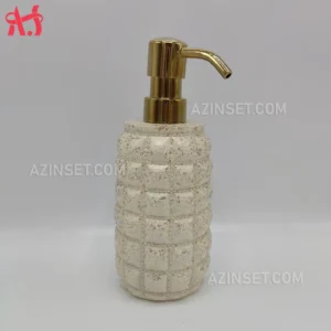 ست سرویس بهداشتی چرمی کرم – آذین ست